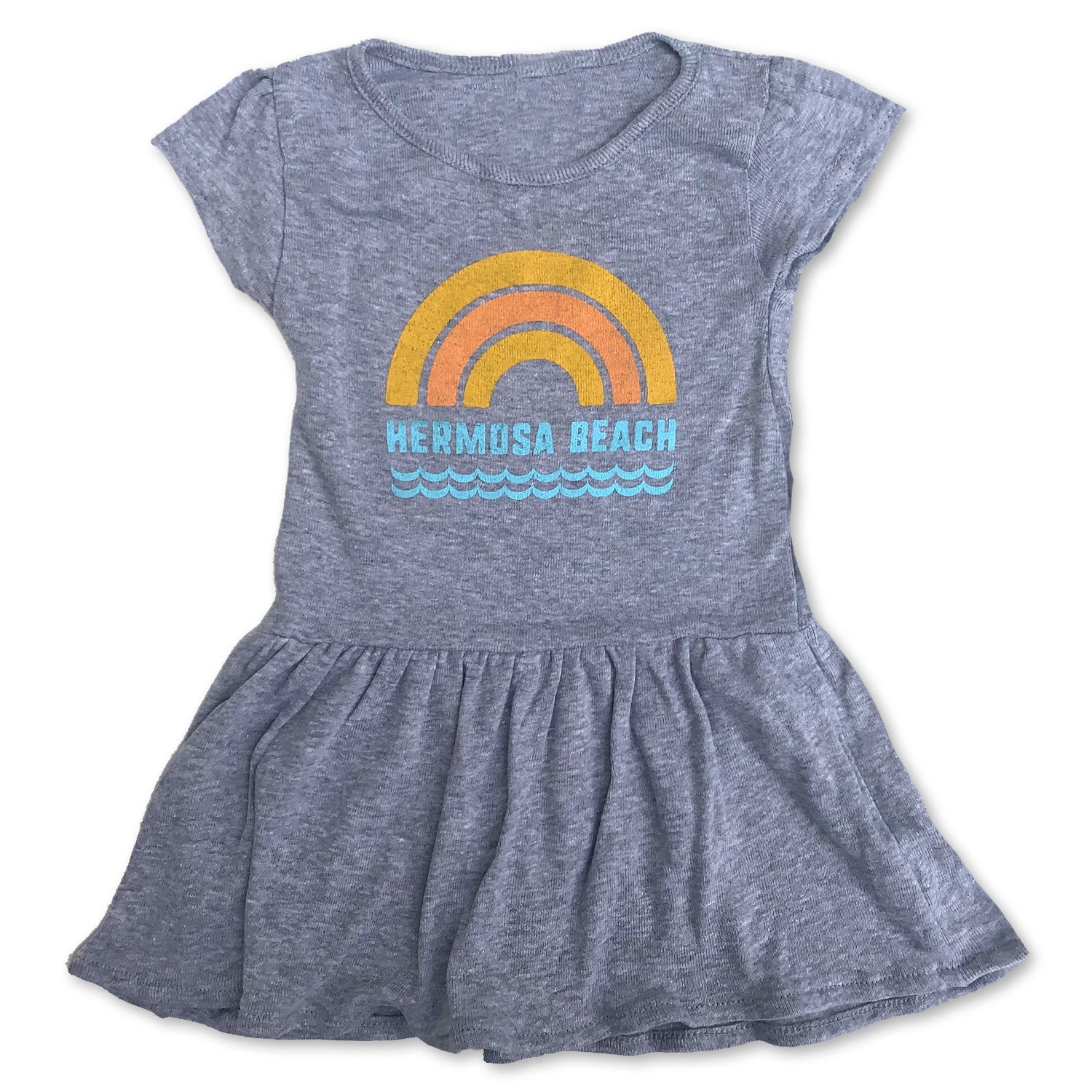 Sol Baby Hermosa Beach Rainbow Gray Heather Dress