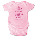 Sol Baby Keep Calm & Carry Out Bodysuit
