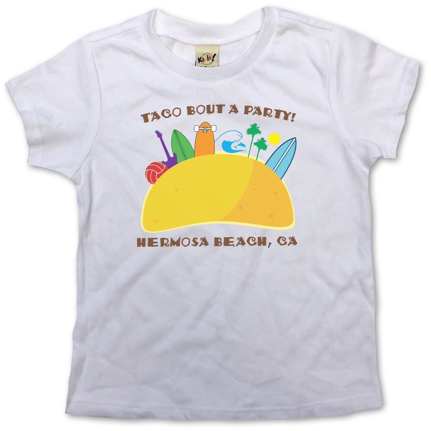 Sol Baby Taco Bout a Party Hermosa Beach Tee
