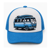 Sol Baby Surf Bus Aqua Trucker Hat — updated graphic front view