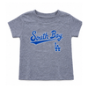 South Bay LA grey kids tee front