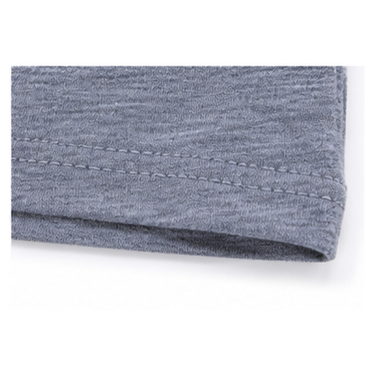 South Bay LA grey tee hem detail