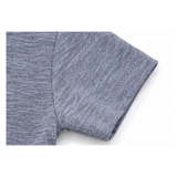 South Bay LA grey tee sleeve detail