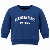 Sol Baby Hermosa Beach Patrol storm blue sweatshirt main