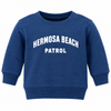 Sol Baby Hermosa Beach Patrol storm blue sweatshirt main