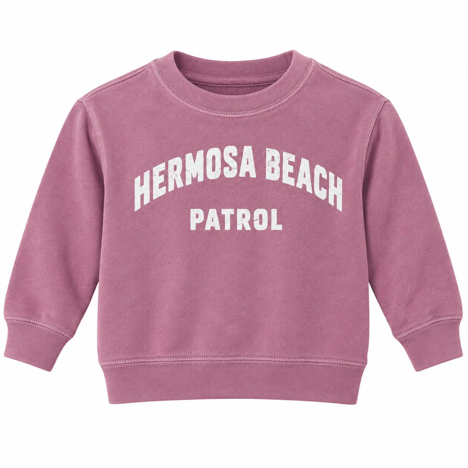 Sol Baby Hermosa Beach Patrol orchid heather sweatshirt main detail