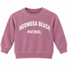Sol Baby Hermosa Beach Patrol orchid heather sweatshirt main detail