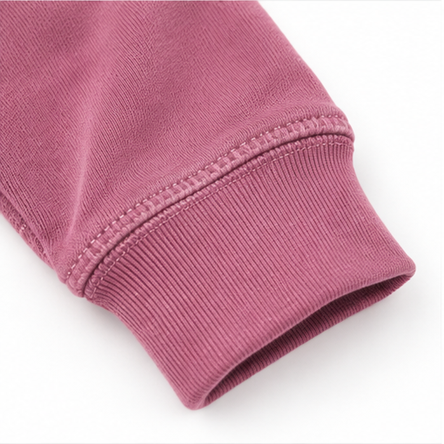 Sol Baby Hermosa Beach Patrol orchid heather sweatshirt sleeve cuff detail