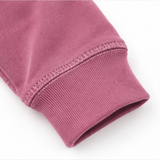 Sol Baby Hermosa Beach Patrol orchid heather sweatshirt sleeve cuff detail
