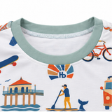 Sol Baby SB5210 South Bay bamboo pajamas - Neckline