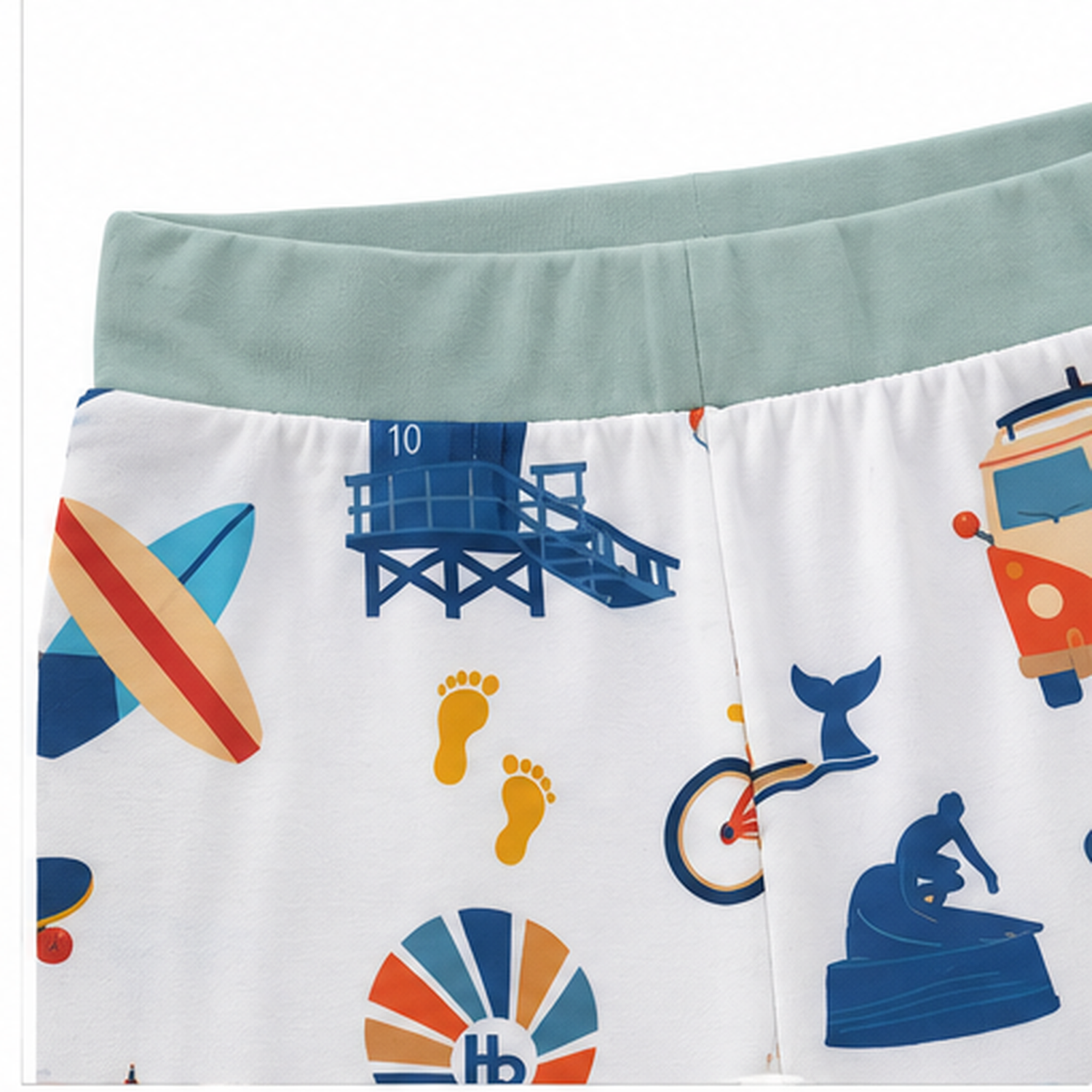 Sol Baby SB5210 South Bay bamboo pajamas - Waistband