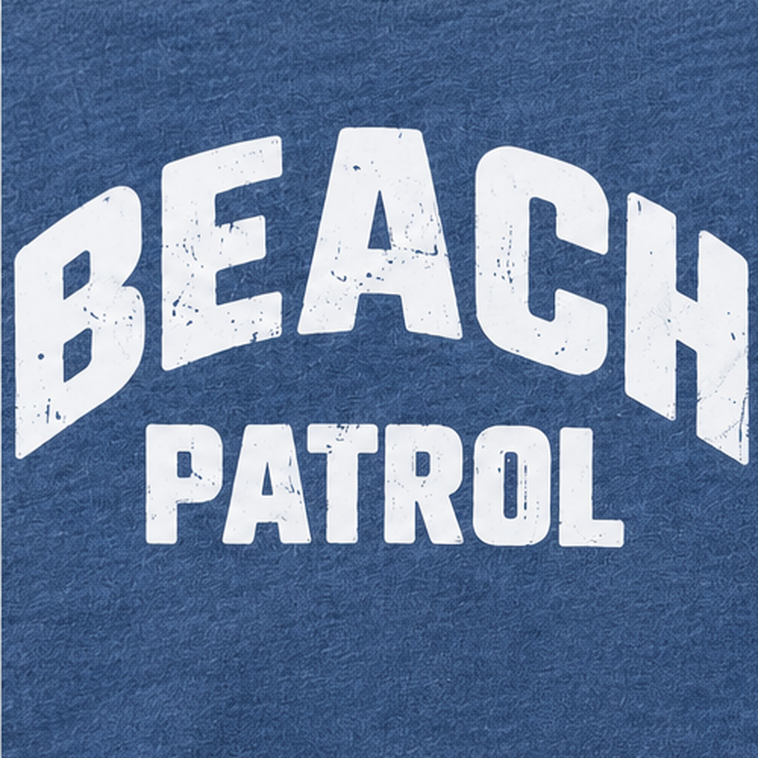 Sol Baby Beach Patrol storm blue heather kids sweatshirt graphic