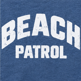 Sol Baby Beach Patrol storm blue heather kids sweatshirt graphic