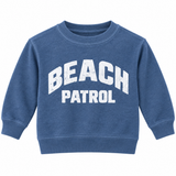 Sol Baby Beach Patrol storm blue heather kids sweatshirt main