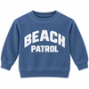 Sol Baby Beach Patrol storm blue heather kids sweatshirt main