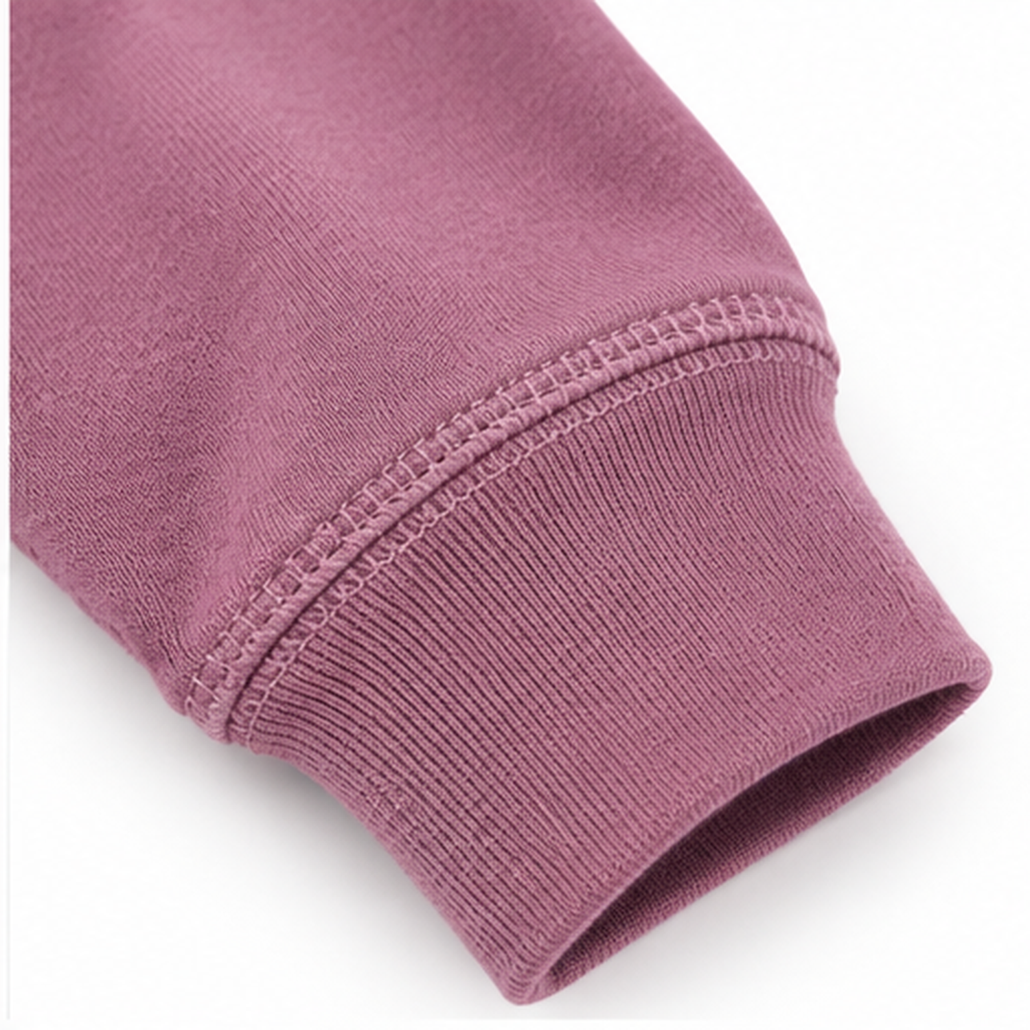 Sol Baby Beach Patrol orchid heather sweatshirt sleeve cuff