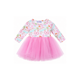 Sol Baby Summertime Surf Bus pink tutu dress main