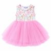 Sol Baby Summertime Surf Bus Sleeveless Tutu Dress — full front view