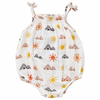 Sol Baby Sun-Mountain Print Gauze Bubble Romper — main