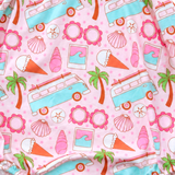 Sol Baby Summertime Surf Bus Bubble Romper — fabric view
