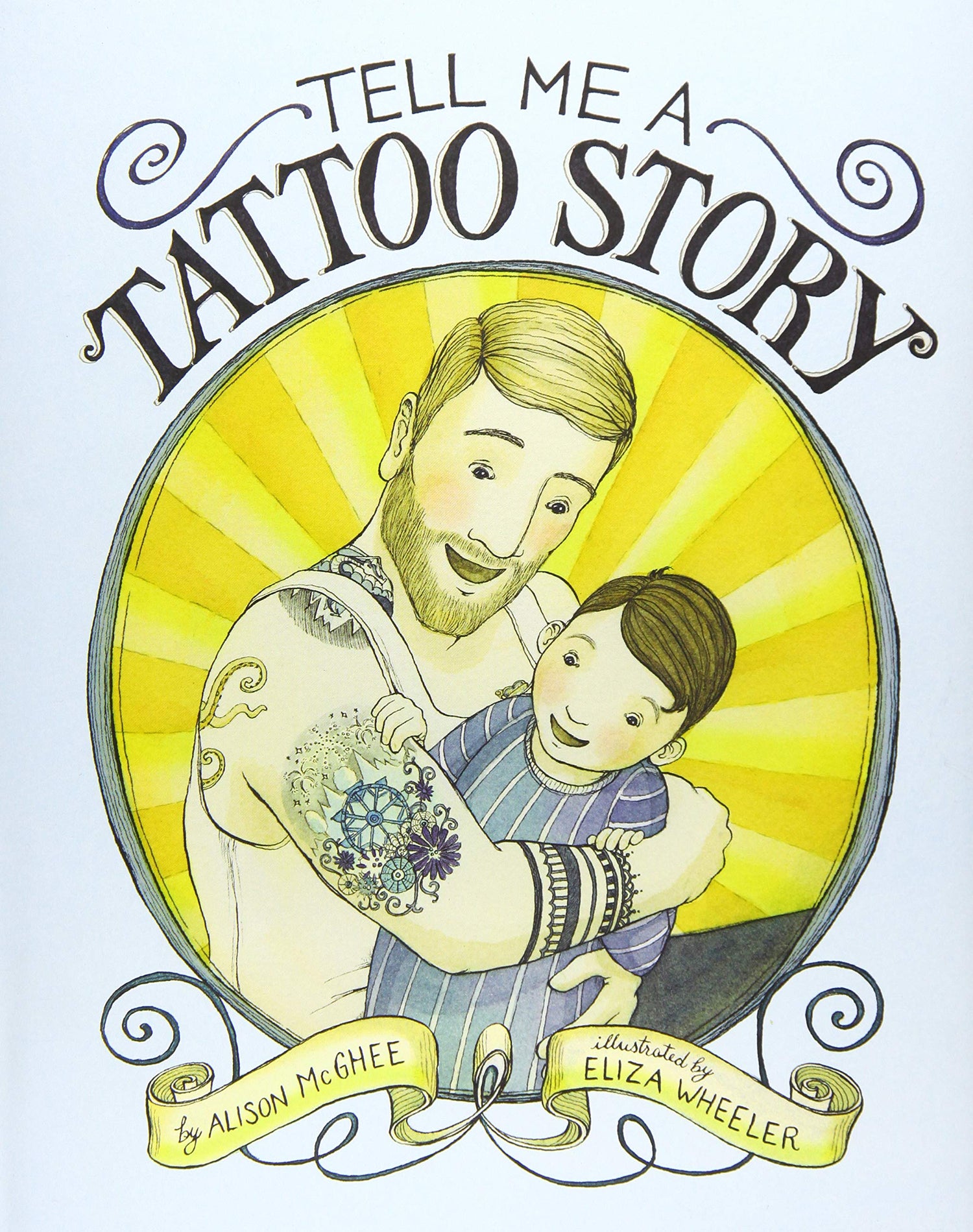 Tell Me a Tattoo Story Hardcover Picture Book