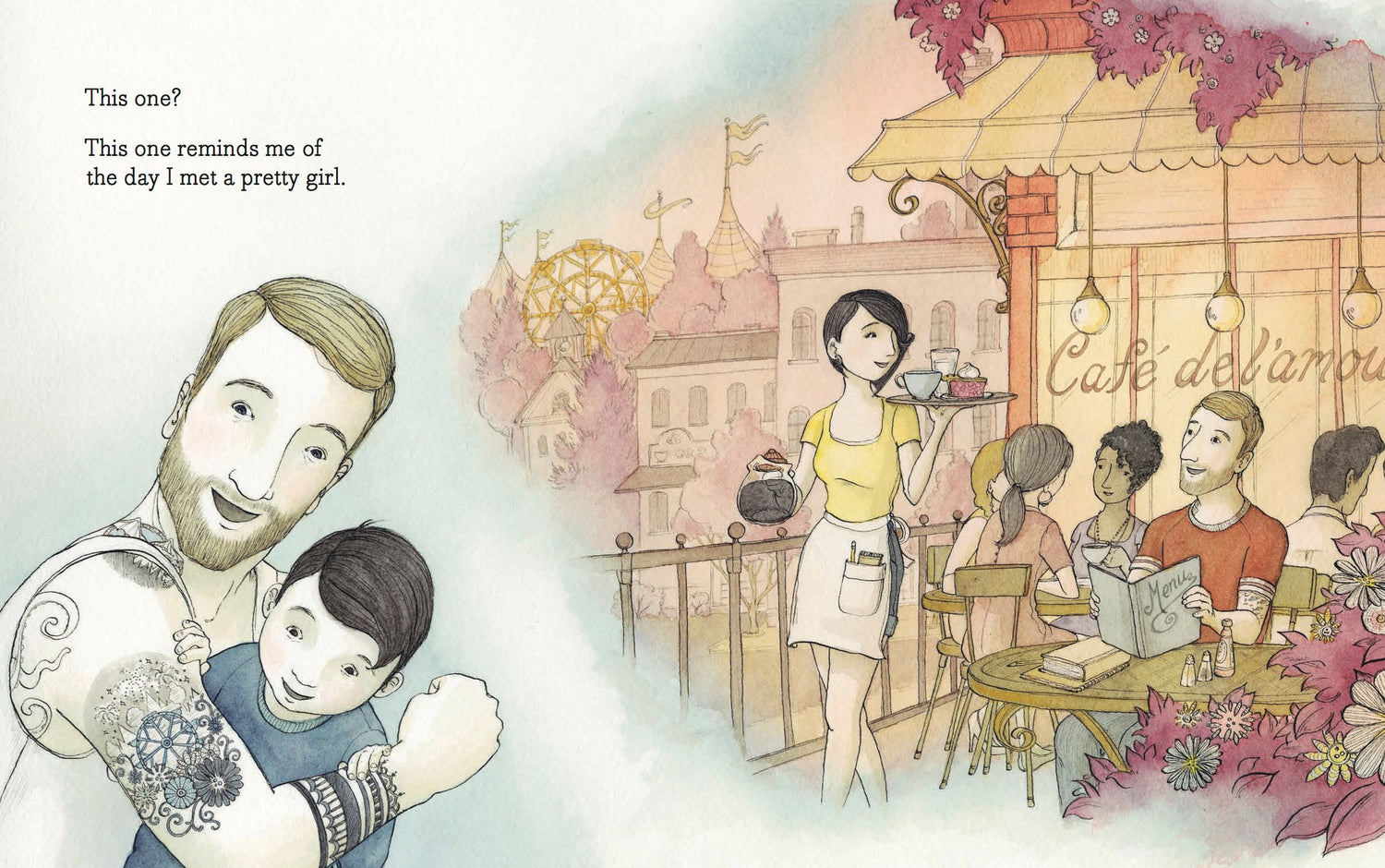 Tell Me a Tattoo Story Hardcover Picture Book