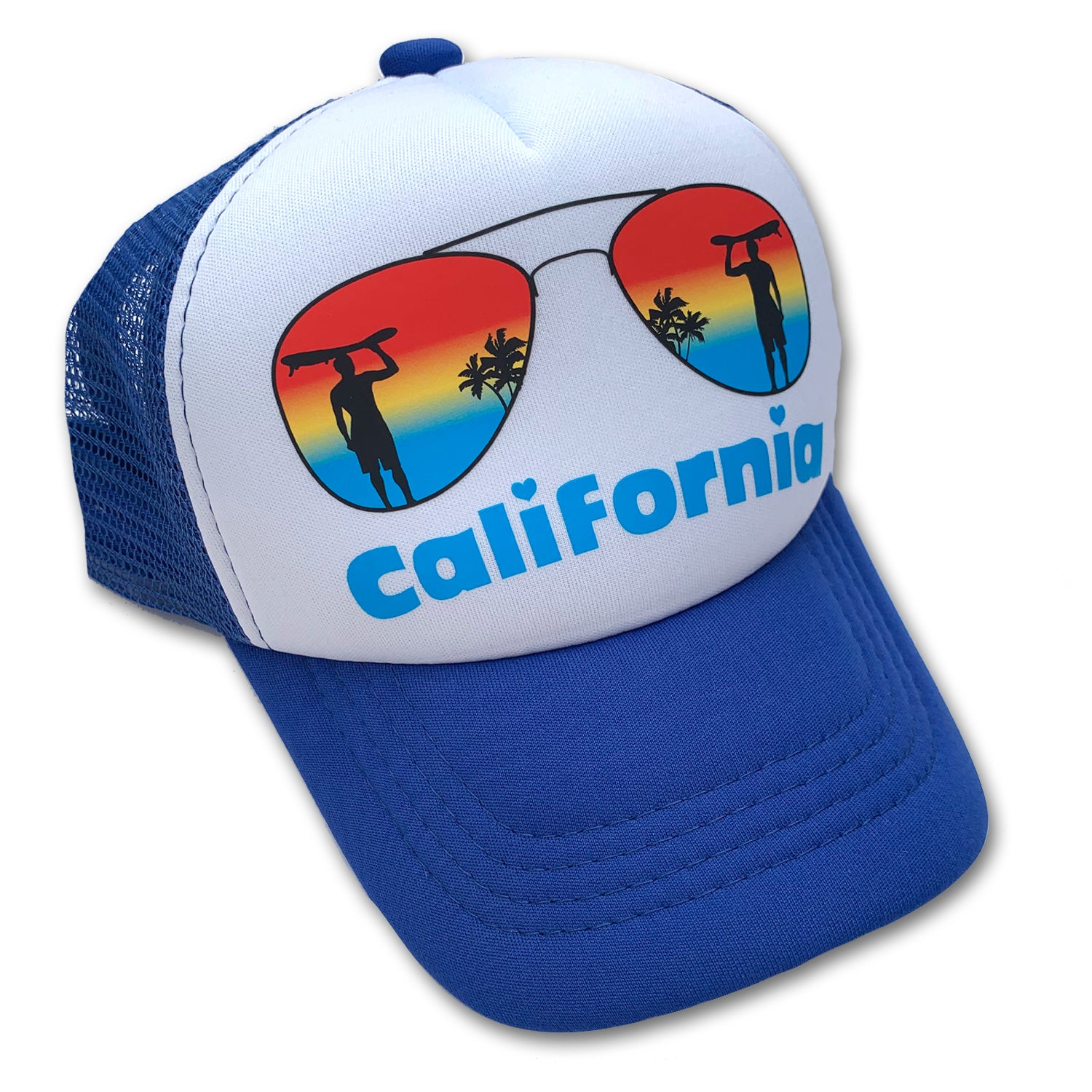 Sol Baby California Shades Blue Trucker Hat