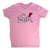 Sol Baby Big Sister Glitter Surfer Short Sleeve Pink Tee