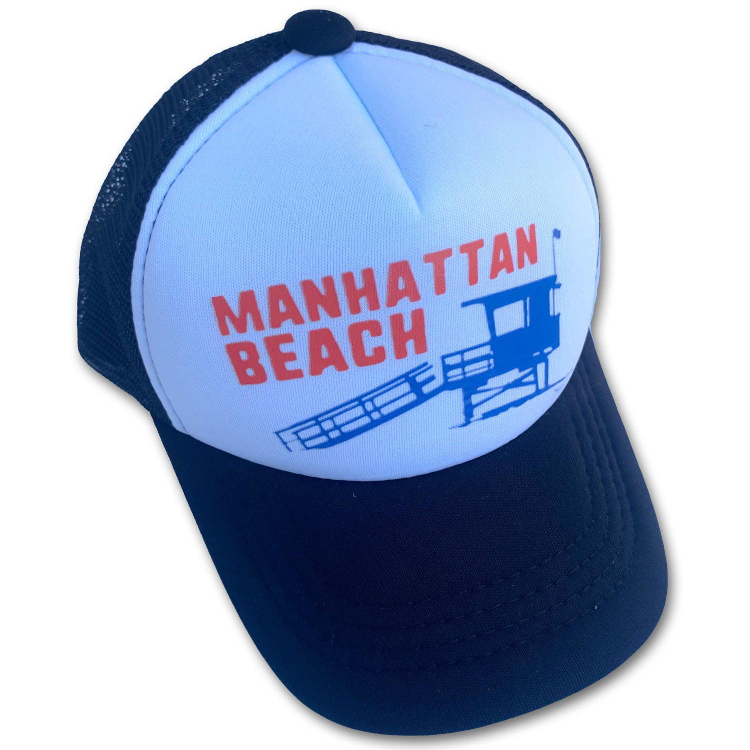 Sol Baby Manhattan Beach Lifeguard Tower Trucker Hat