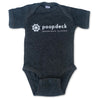 Sol Baby Poopdeck Hermosa Beach Vintage Smoke Black Infant Bodysuit
