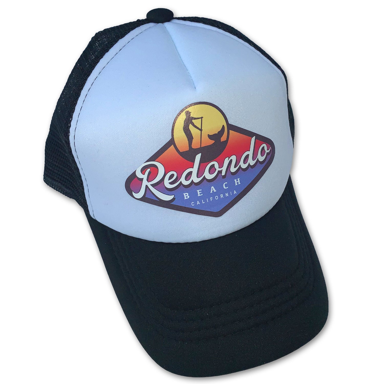 Redondo Beach Standup Paddleboard Badge Trucker Hat