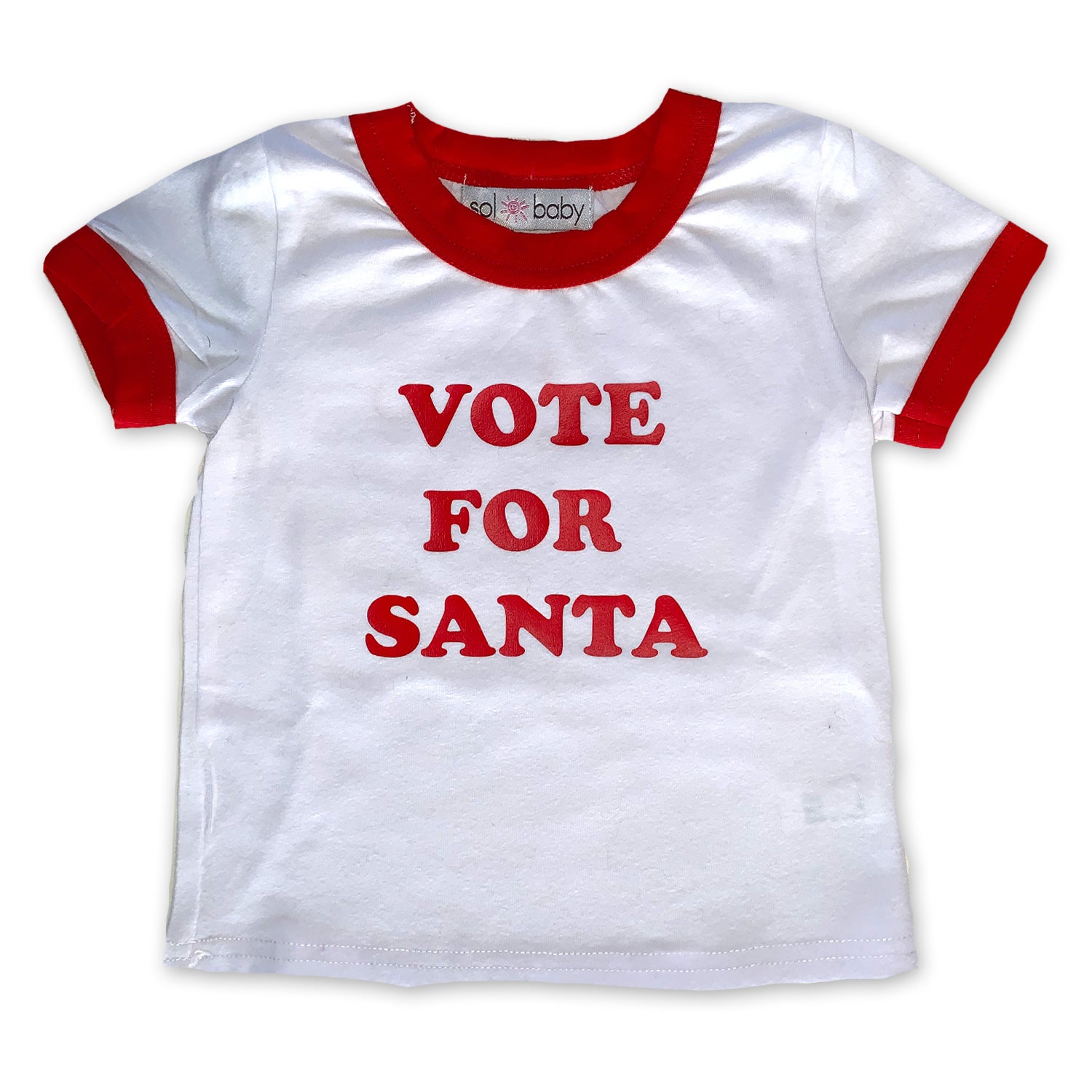 Vote for Santa Ringer tee