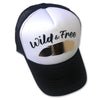 Sol Baby Wild & Free Gold Foil Feather Trucker Hat