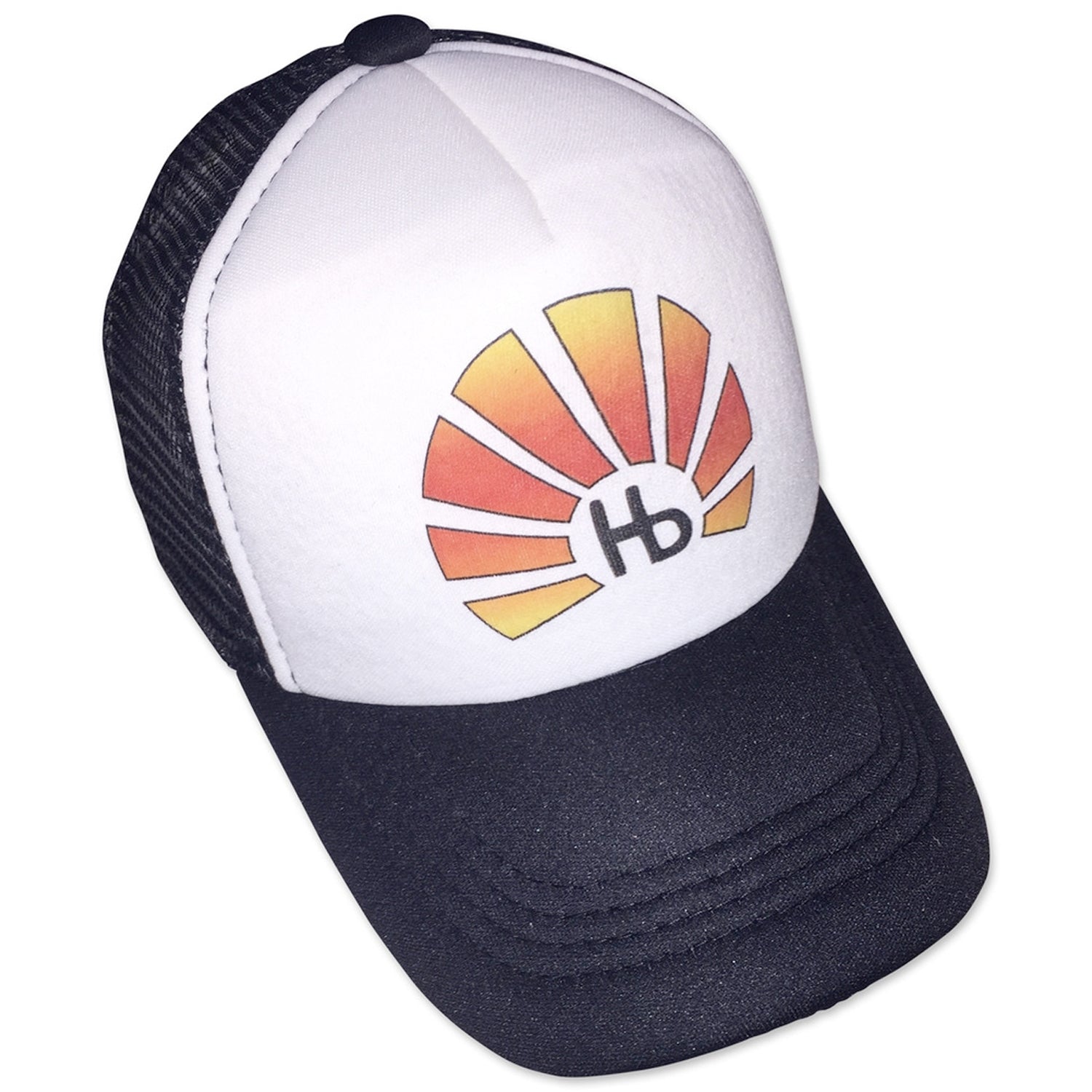 Sol Baby Hb Sunburst Black Trucker Hat