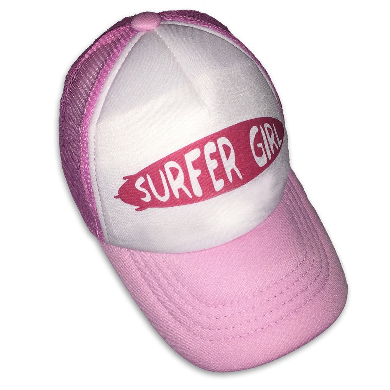 Sol Baby Surfer Girl Surfboard Trucker Hat